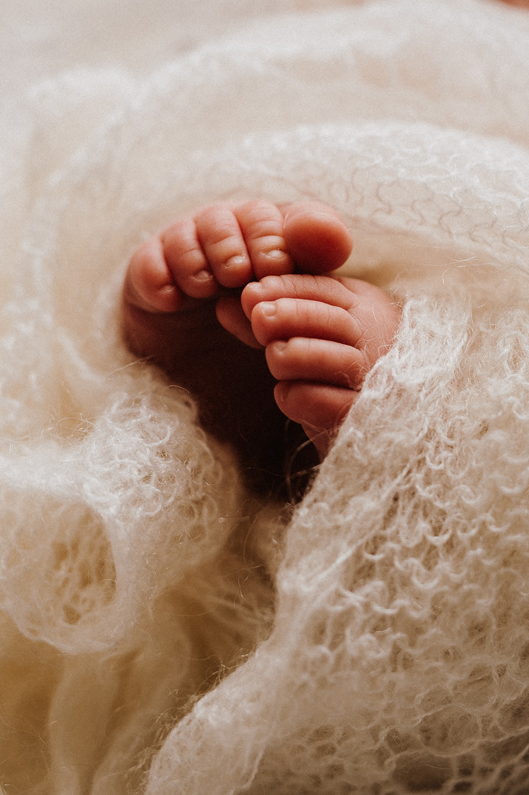 pies de bebe recién nacido