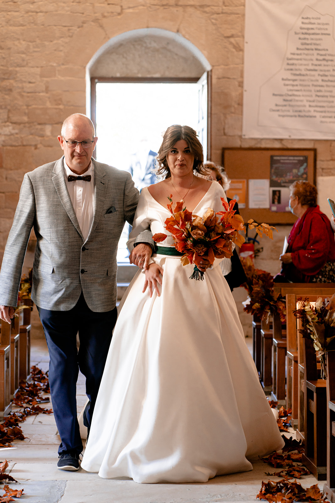 Mariage Brocéliande à l'Abbaye de la Grace Dieu, Photographe de mariage à Benon