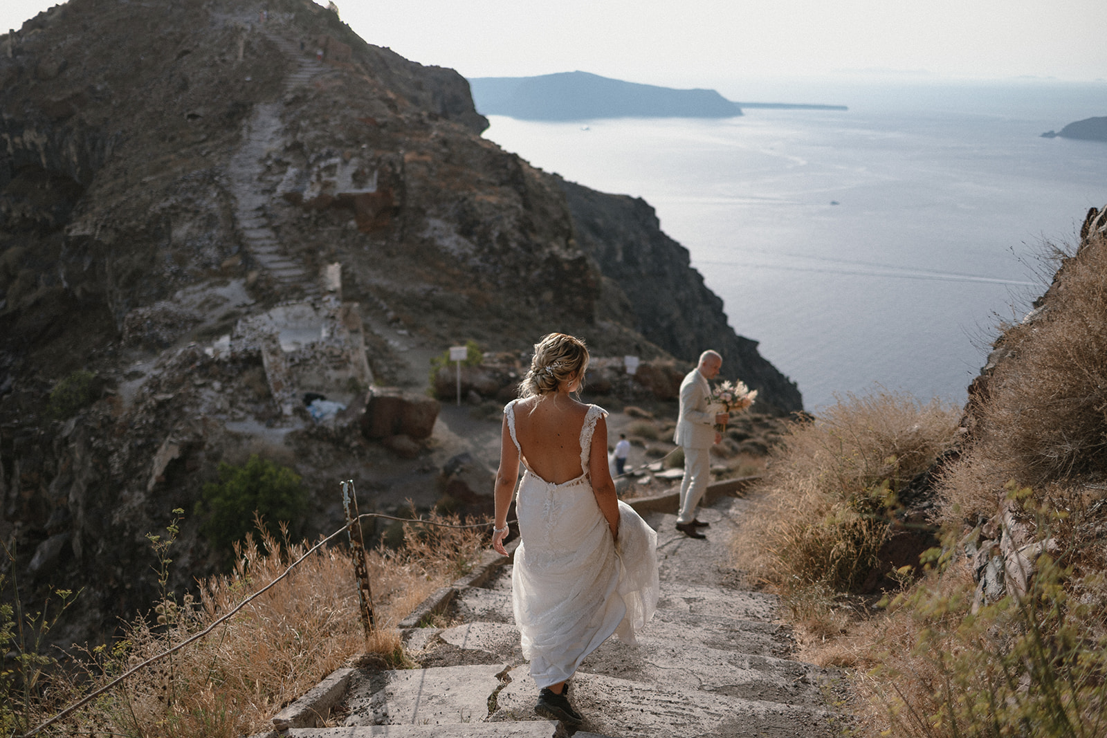 destination wedding in santorini