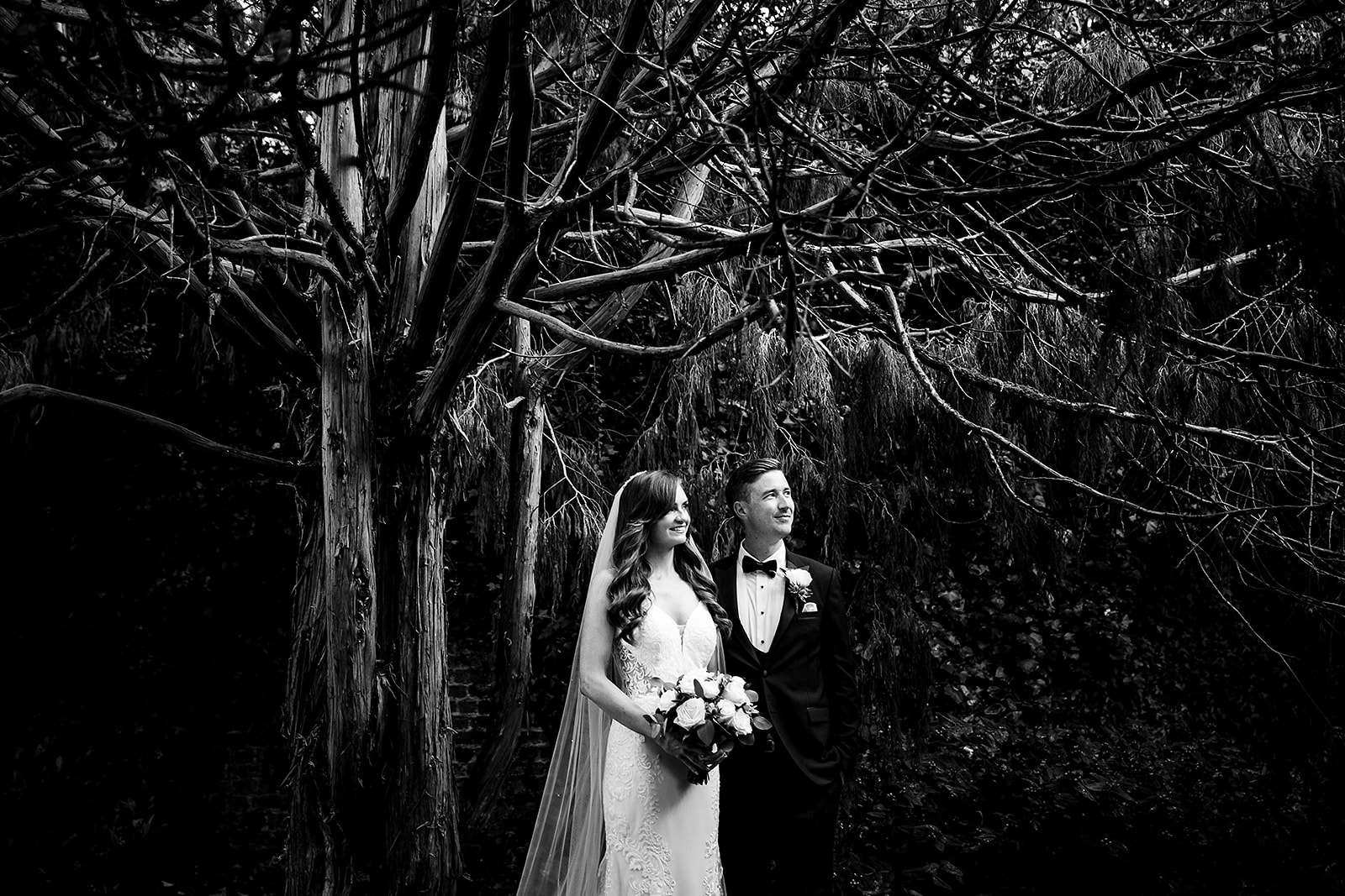 A couple's wedding portrait photos in rathsallagh house in wicklow 