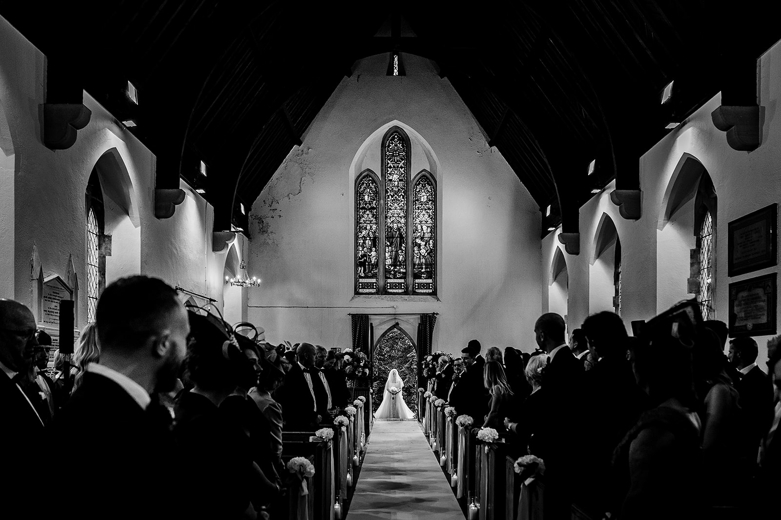 St Patrick church enniskerry bridal entrance award winning photo